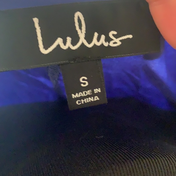 Lulus Royal Blue Dress Size Small - Picture 3 of 3